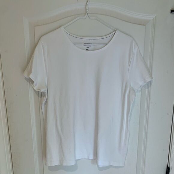 Croft & Barrow white t-shirt tee top - Picture 1 of 6